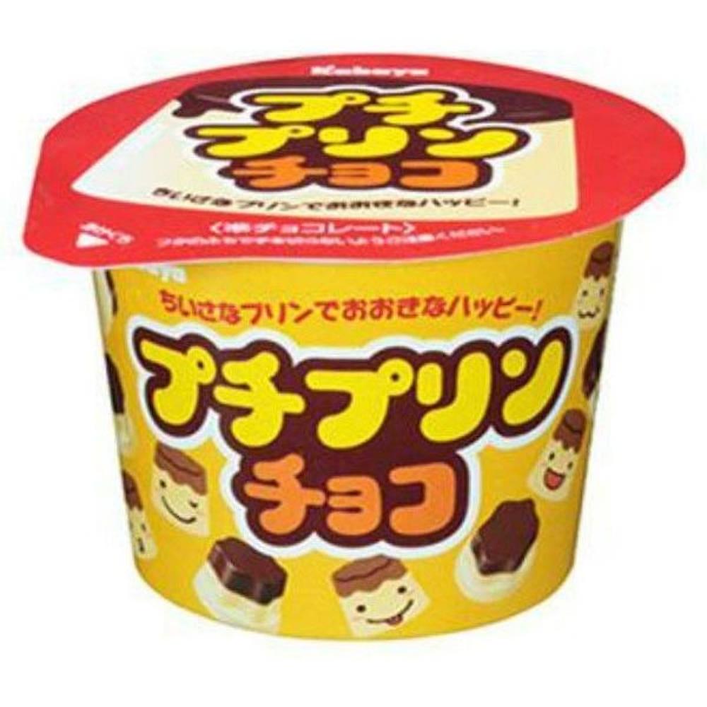 카바야 푸치푸딩초코 34g 일본푸딩
