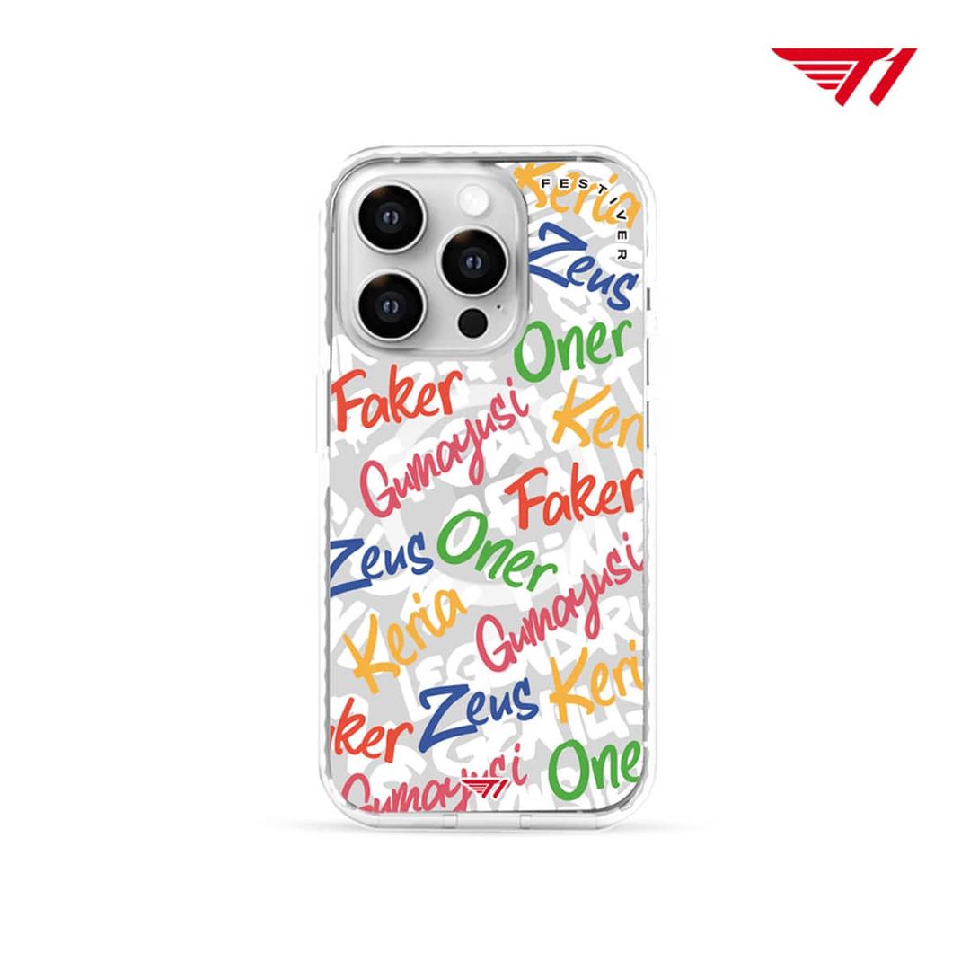 페스티버 T1 제오페구케 레터링 아이폰 맥세이프 팬텀 케이스