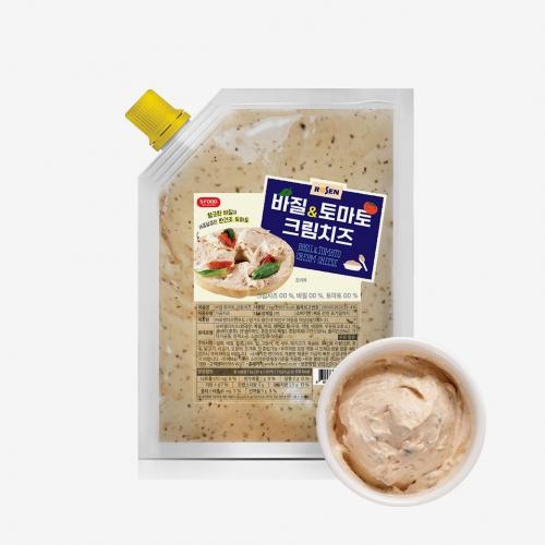 [로젠치즈] 바질 토마토 크림치즈 1kg