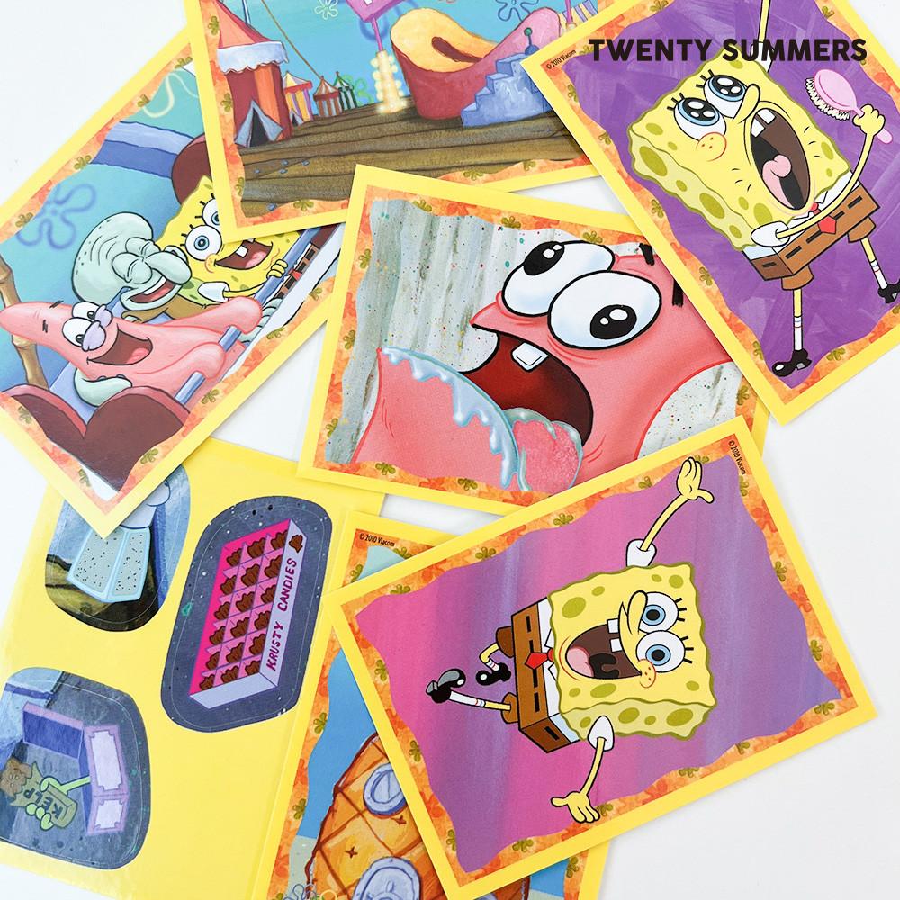 빈티지 스펀지밥 랜덤 스티커팩 뚱이 징징이 다꾸 소품샵