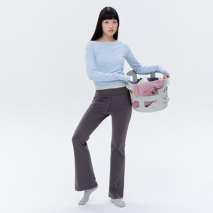 Flare Fold Pants- 3Colors