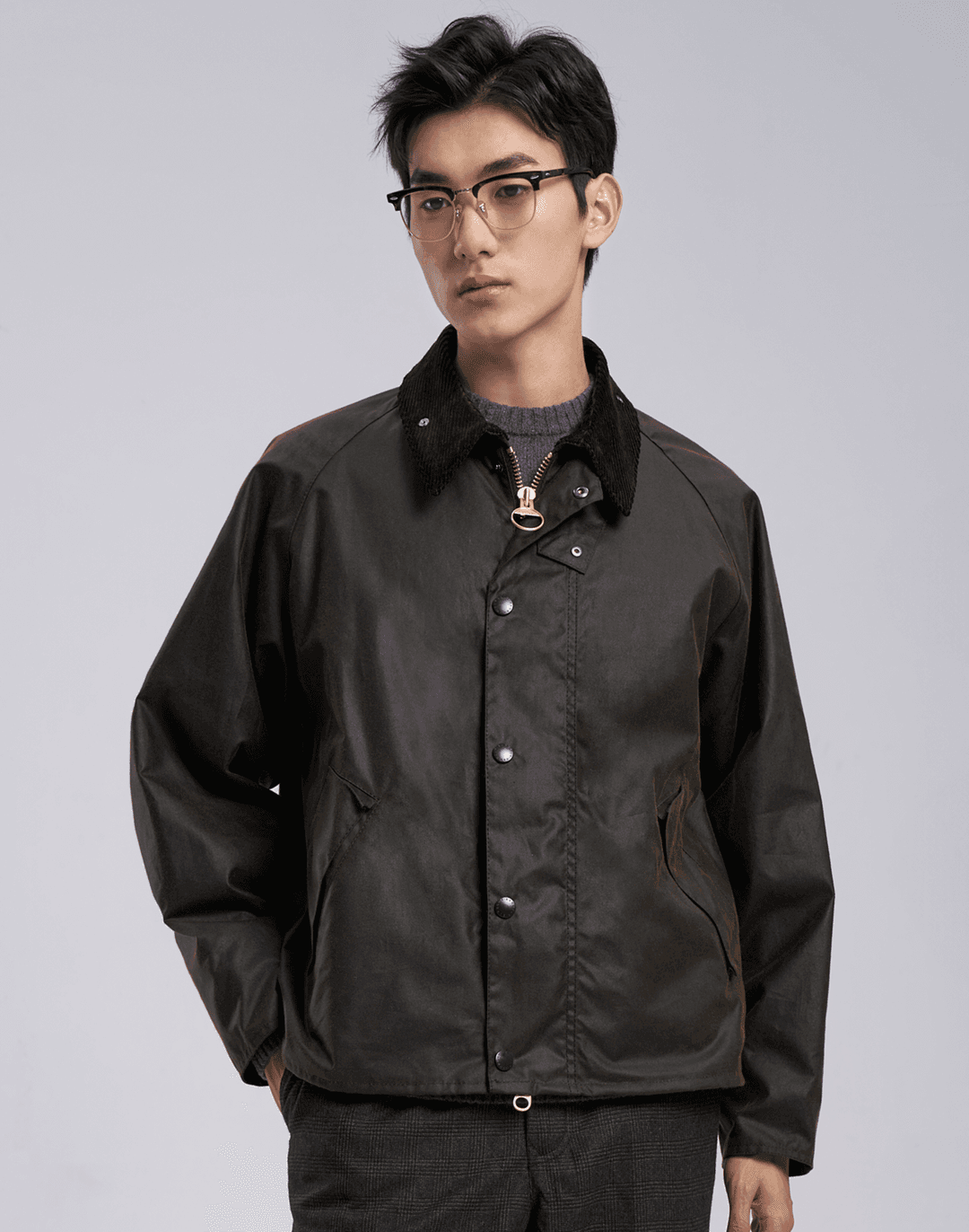 [23FW] [BEST][Barbour] 남여공용 올리브 OS Transport 트랜스포트 왁스 자켓