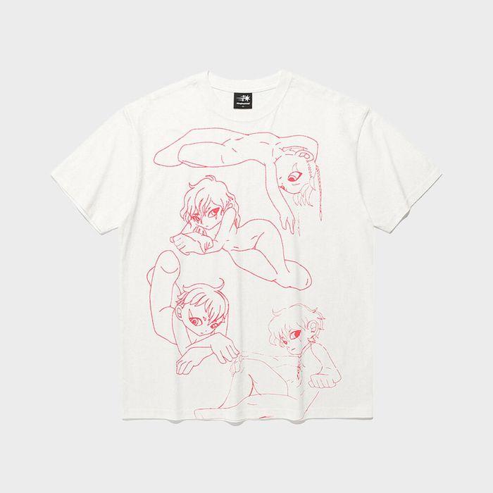HEAVEN GATEKEEPER LINE TEE_WHITE(NG2FMUT524A)
