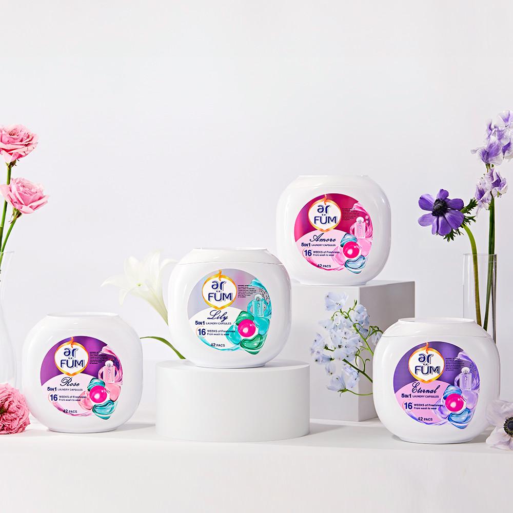 아로품 5in1캡슐세제 42개입+향기부스터 150g