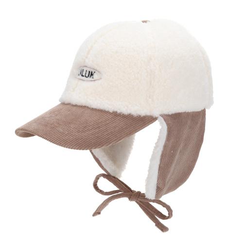 에션셜 써클 코듀로이 양털 이어머프 볼캡_Beige
