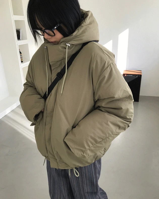 [3days new 5% sale][unisex]페이드 후드 패딩점퍼(4color)