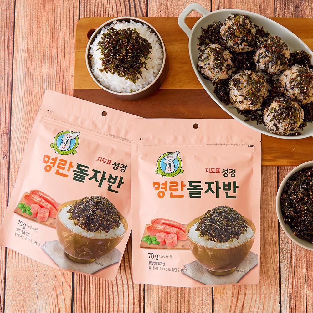 [성경김본사] 명란 돌자반 70g 5봉