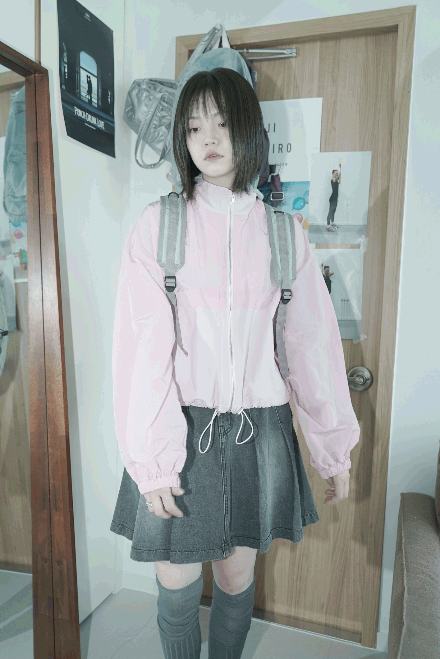 two-tone wind breaker