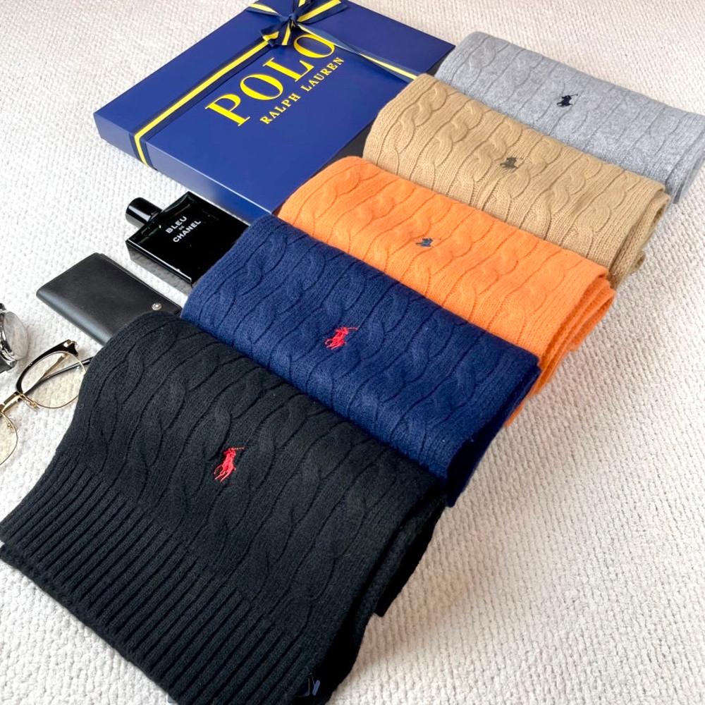 [백화점판] 폴로 랄프로렌 울 꽈베기 머플러/목도리 (5color)