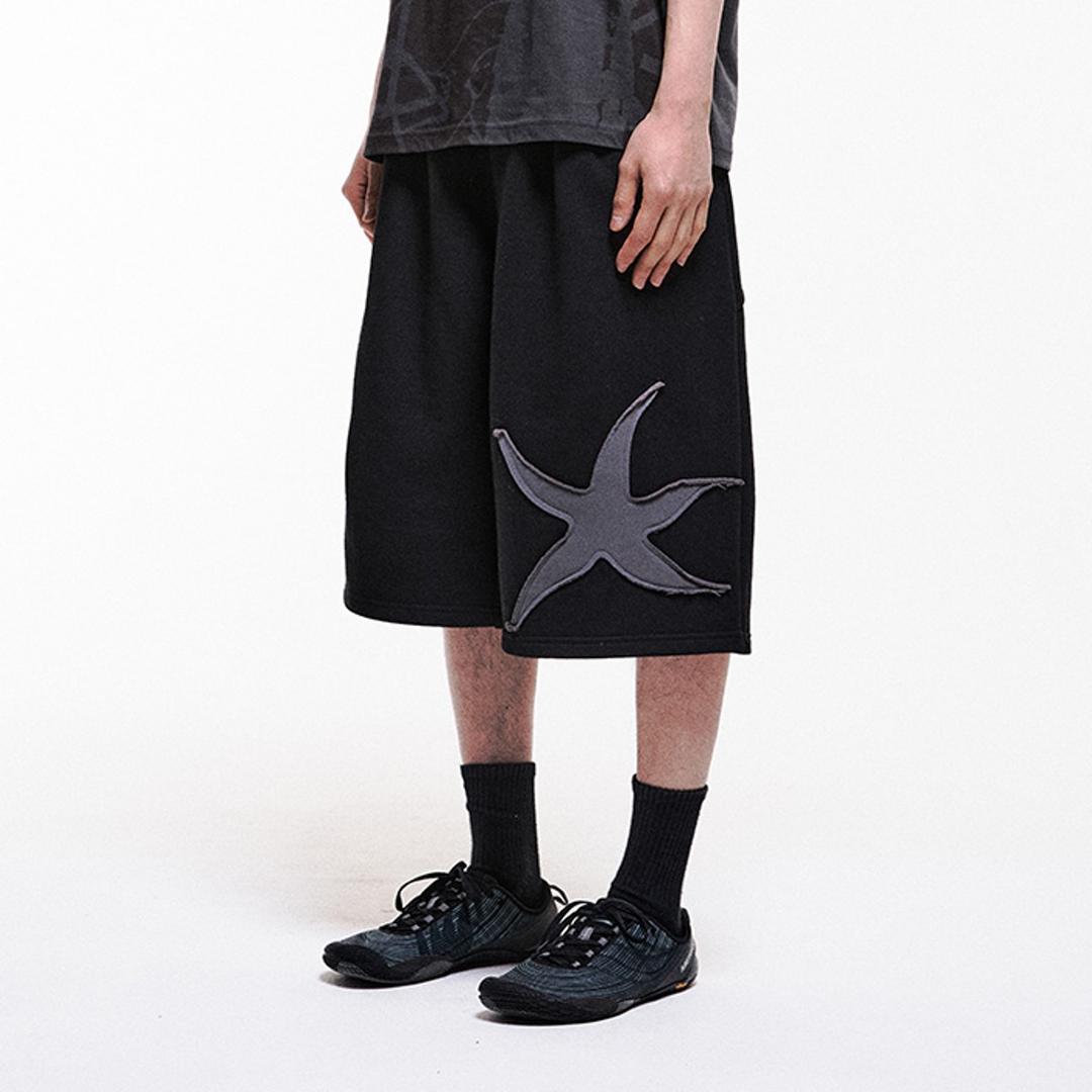 TCM starfish half sweat pants (black) (4/17 예약배송)