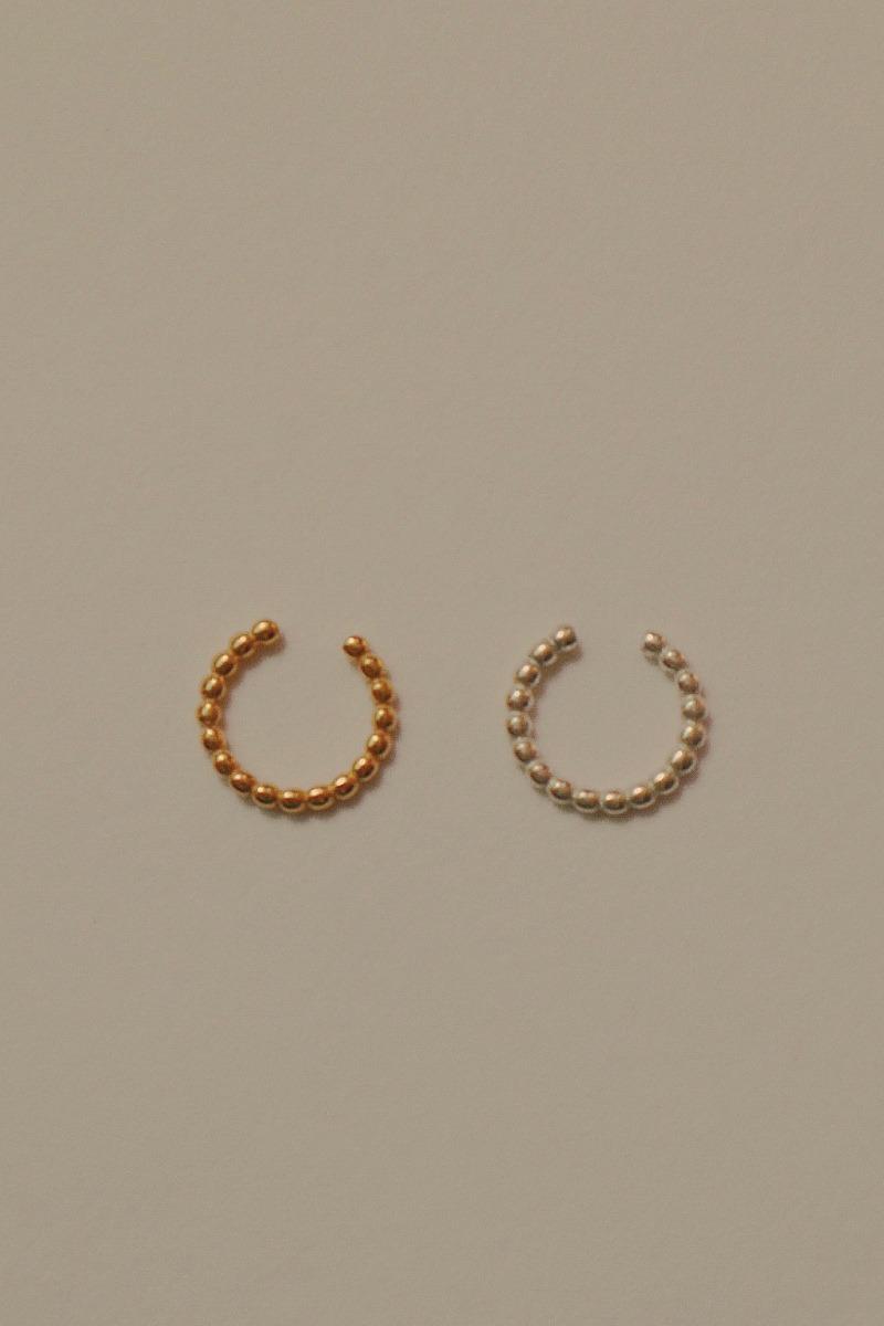 925silver 베이직 미니볼 이어커프 1mm (2 color)