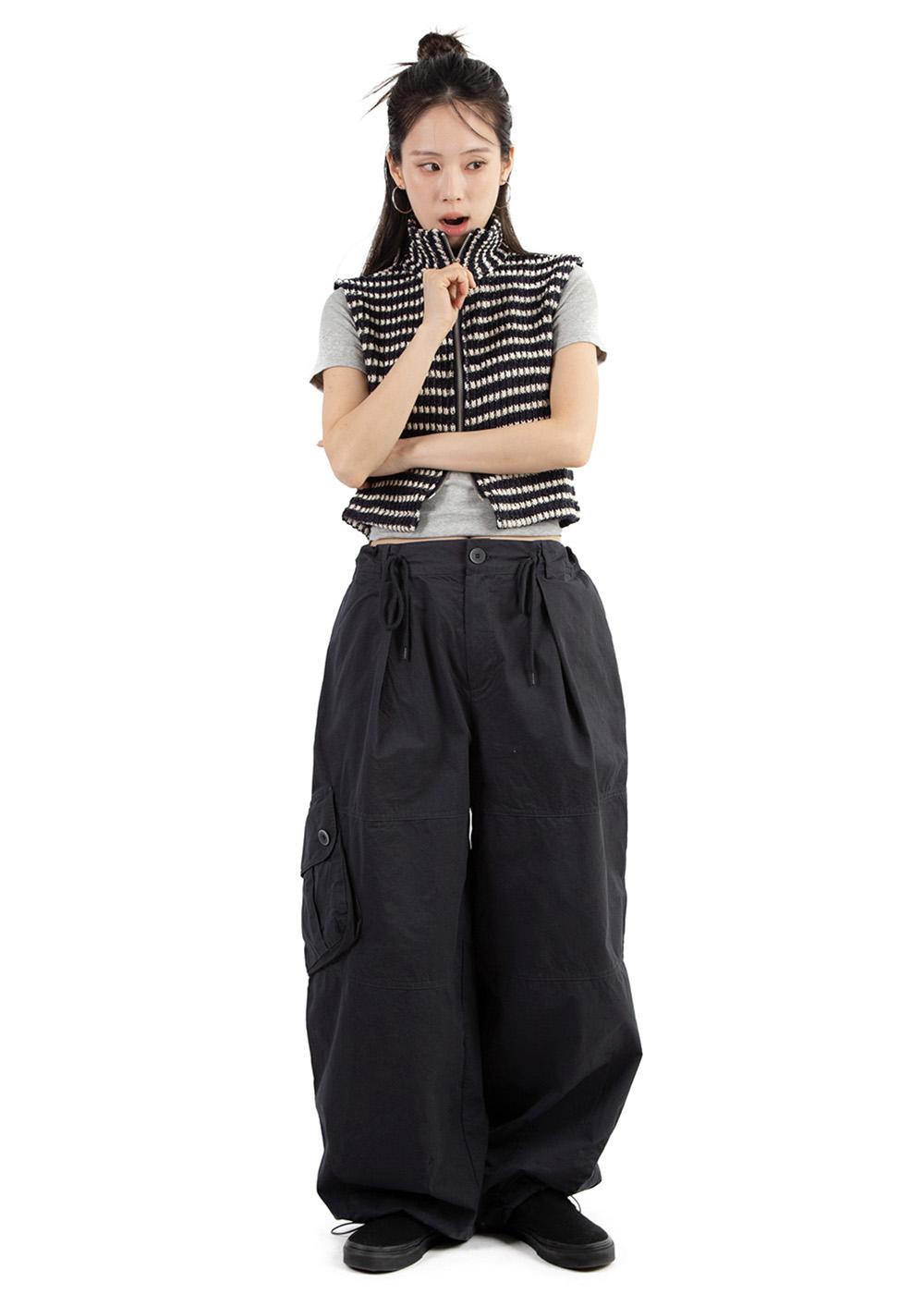릿킴 WASHED BALLOON POCKET PANTS