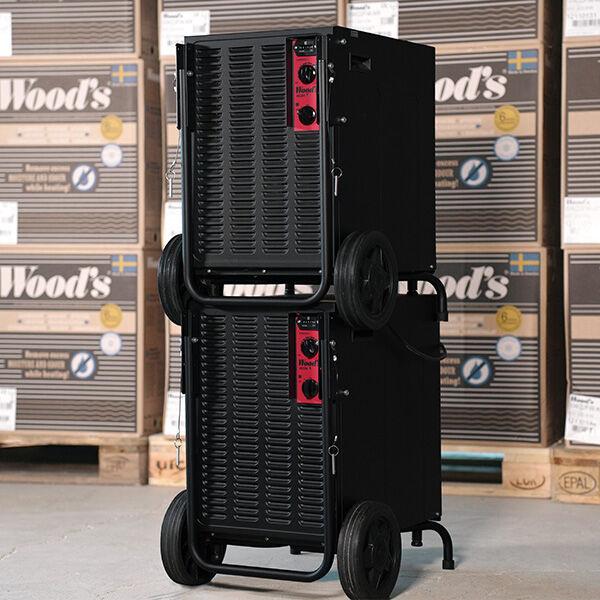 [호스5M증정]스웨덴 환경친화적 제습기 우즈 WCD4PRO 반타블랙 2단 세트 (사업장 사용 가능)