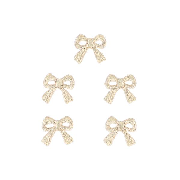 ワッペン 『シール&アイロンミニワッペン リボン ゴールド MOW887』 KIYOHARA 清原-ユザワヤ公式ネットショップ