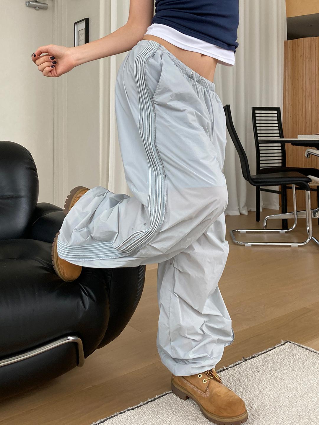 프레임 파이핑 나일론 팬츠 (3color)