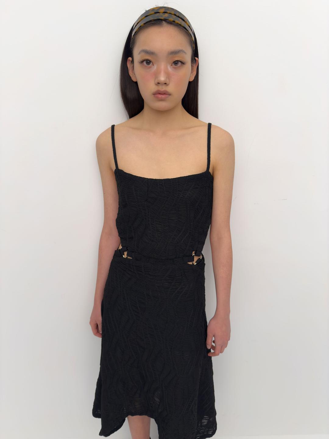 [6/13 예약배송] Carabiner dress Black