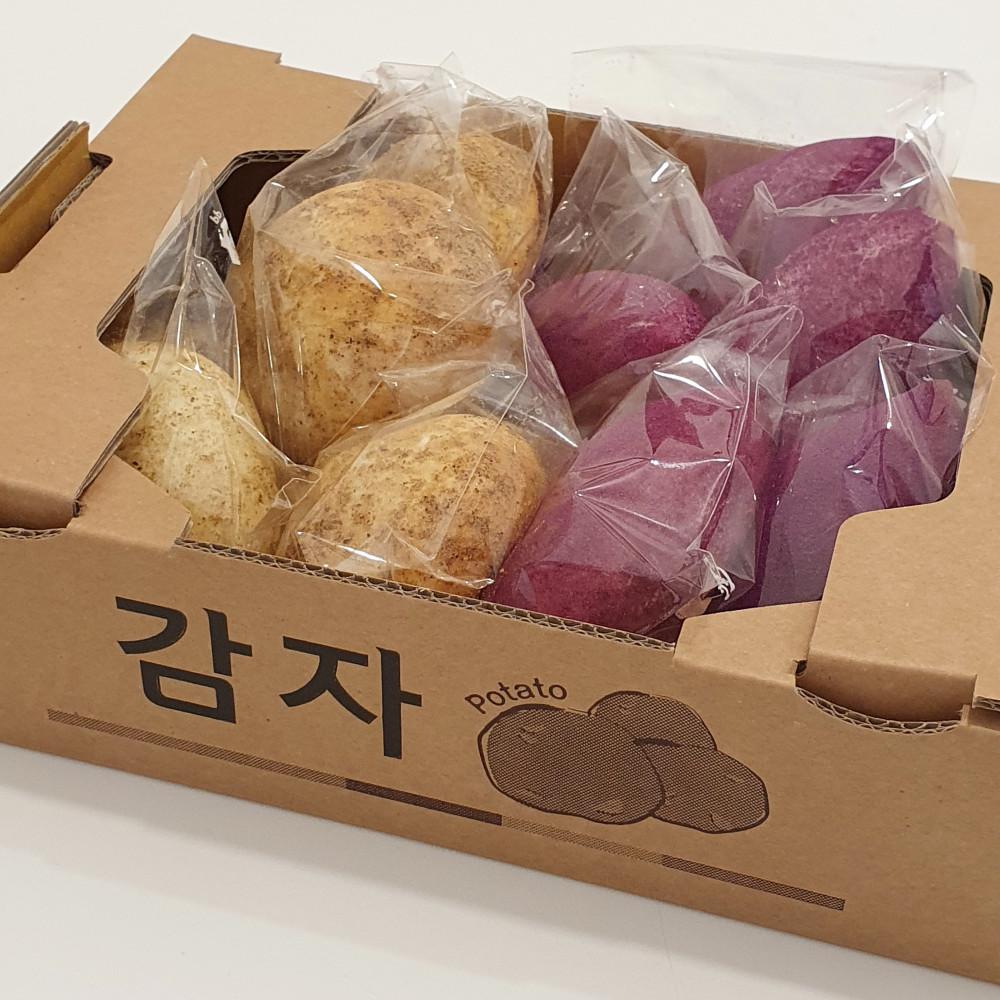 [10+1]감자빵5개+ 고구마빵5 세트 10개입 구황작물빵 쌀빵 no밀가루 [원산지:국산]