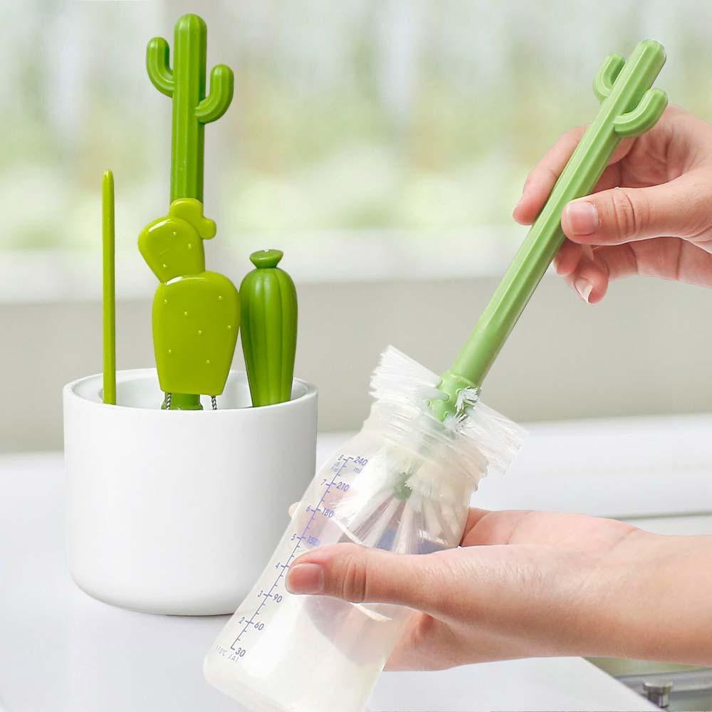 선인장 미니세척솔 세트