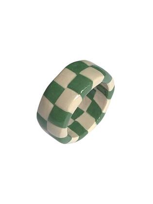 chess ring_ khaki