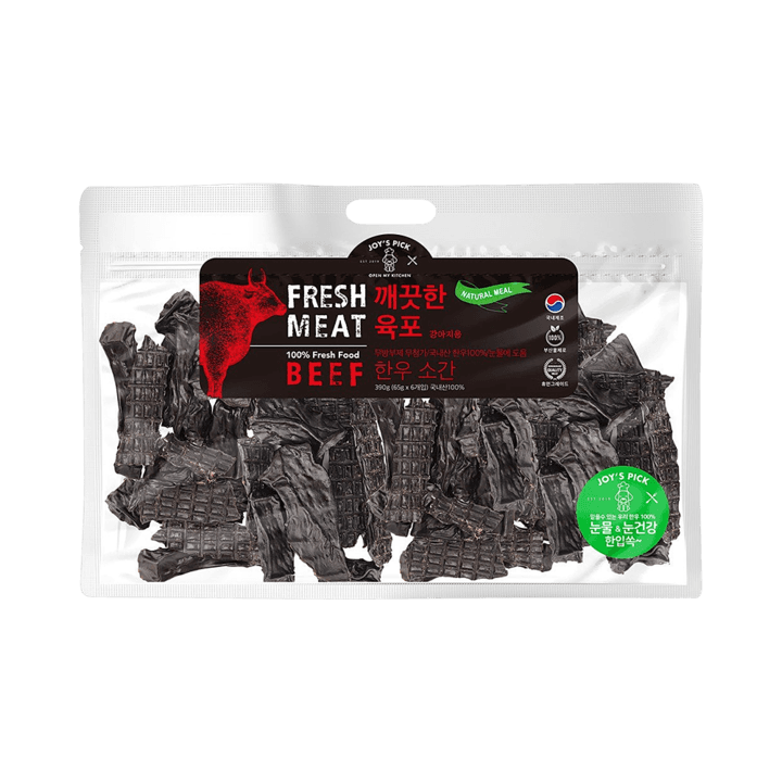 오래오래프로젝트 깨끗한 육포 한우 소간 390g