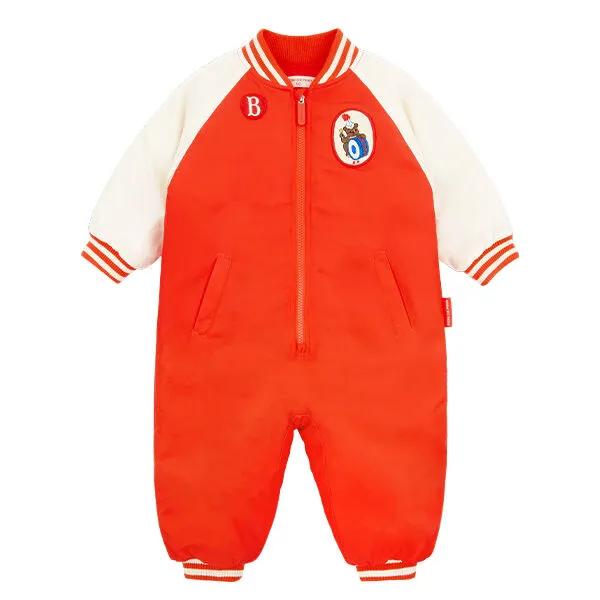 드러머 베이비 컬러블럭 패딩 오버롤_BP54OV143