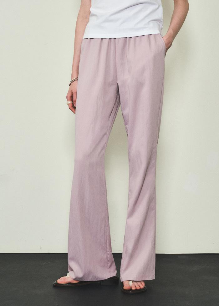 Summer Boot-cut Pants_CTB522(Light Pink)