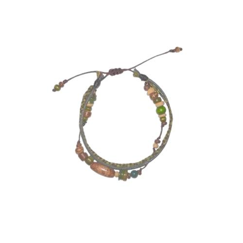 3-layered bracelet(green)