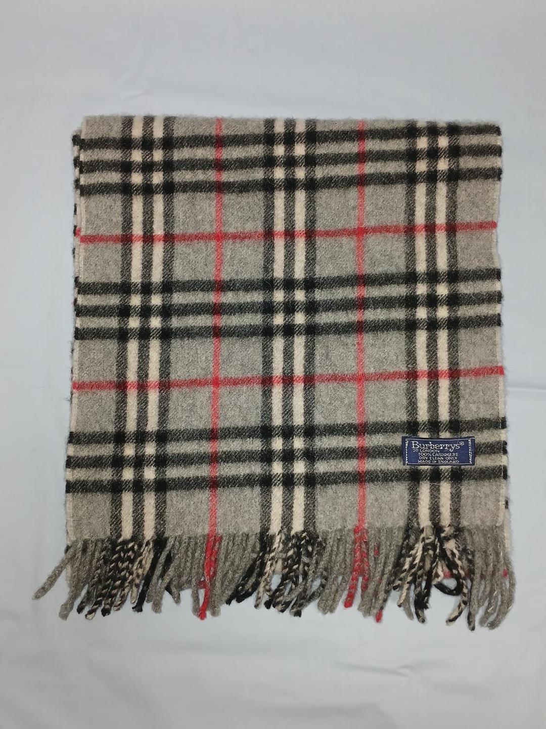 버버리 빈티지 노바체크 캐시미어 머플러 | 후루츠패밀리