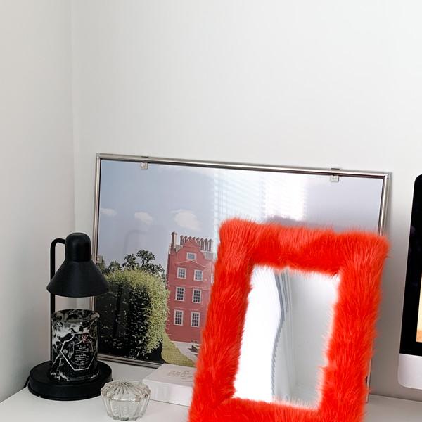 [FUR MIRROR] ORANGE FUR MIRROR