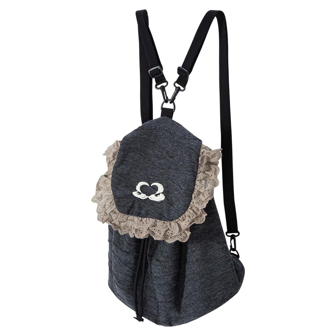 Grandma's Apron String Bag Charcoal Mocha