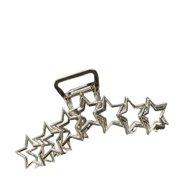 lucky 7 star metal hair claw
