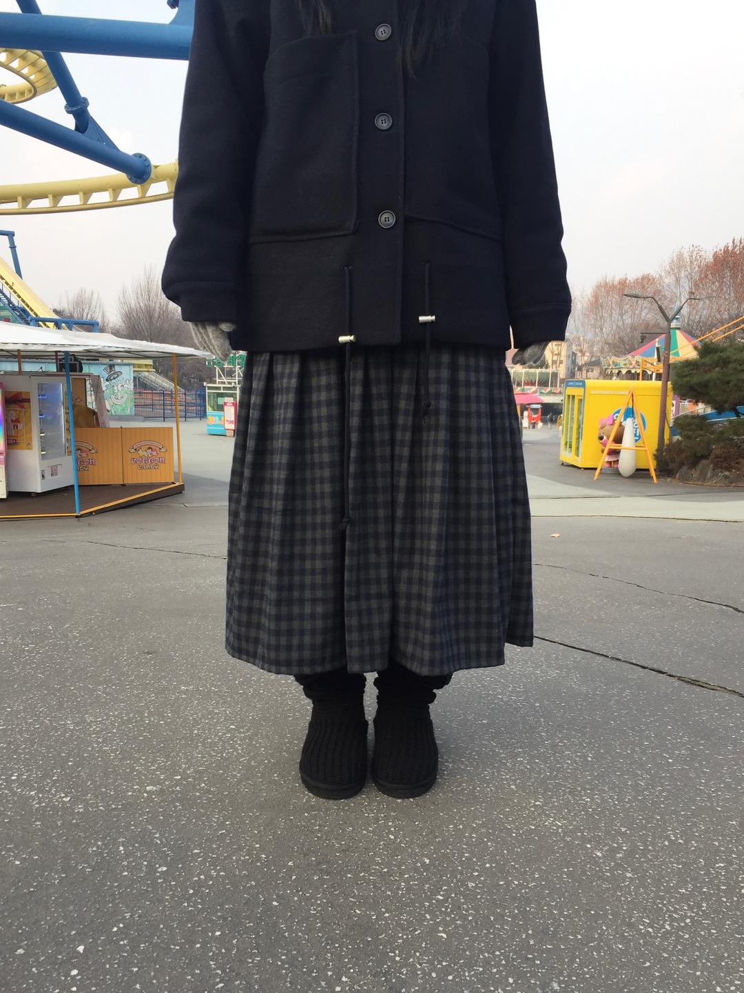 check long skirt (2c)