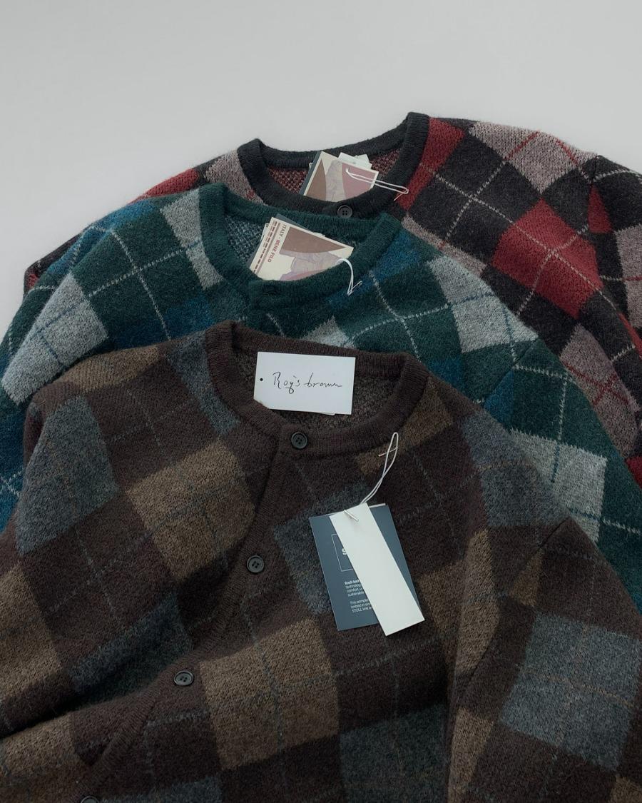 아가일 라운드 가디건