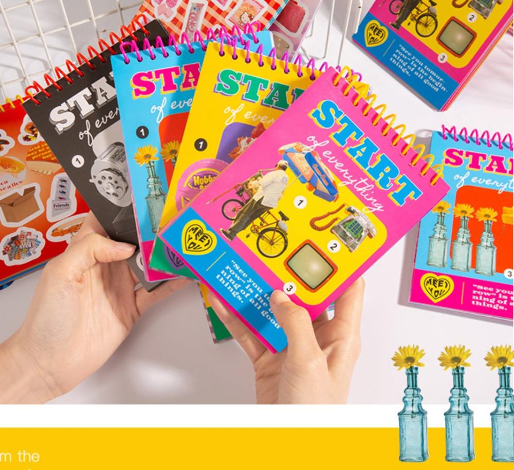 여행의 시작 스티커팩 30장 다꾸 스티커북 인스 일상스티커 4종