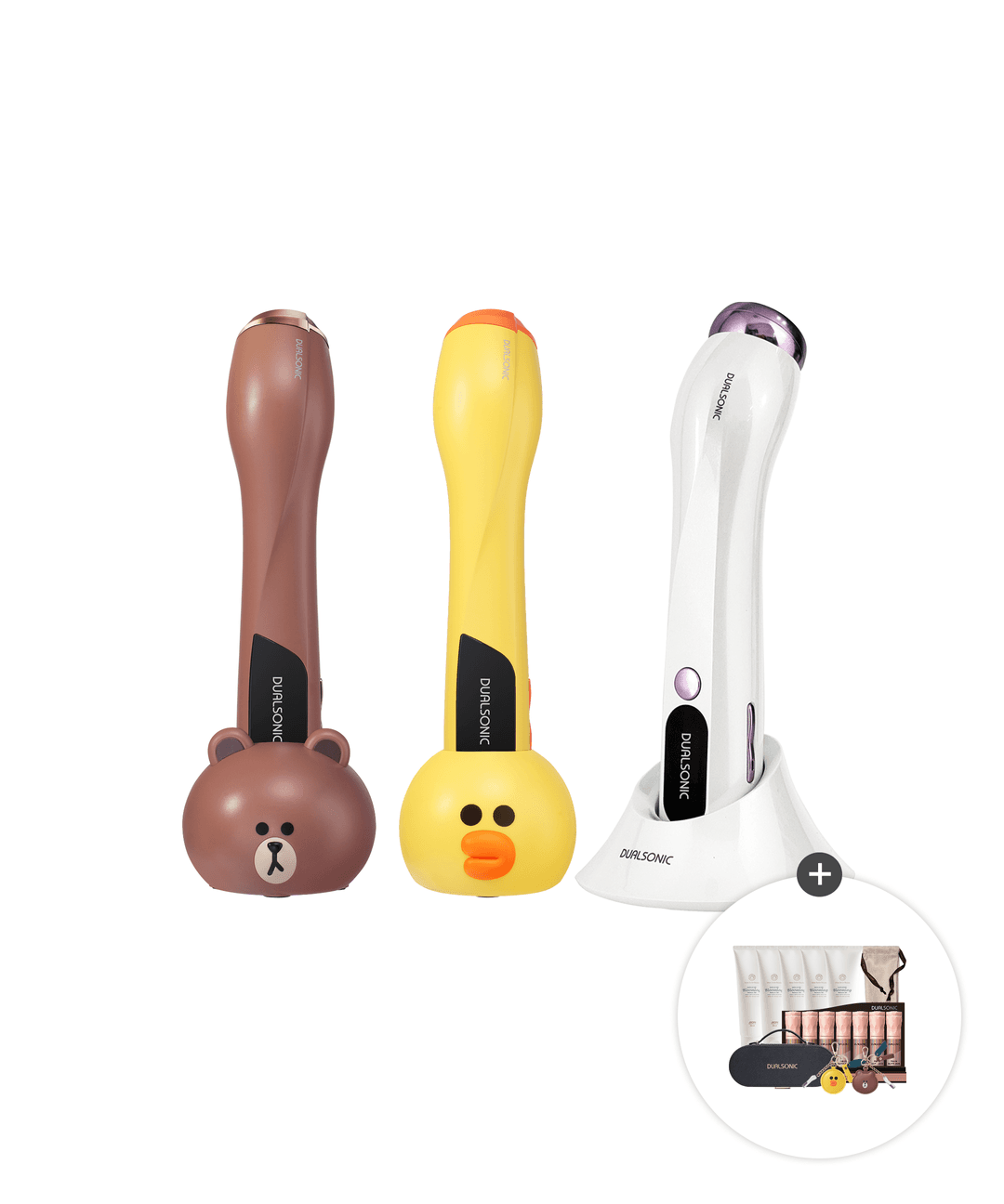 듀얼소닉 [라인프렌즈 에디션] 이펙트 (브라운/샐리) + 알토 세트