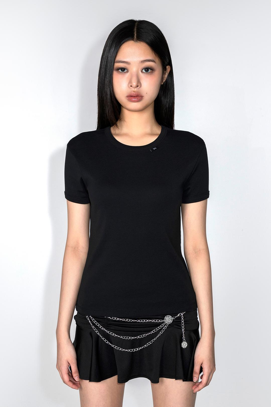 LOGO LABEL T-SHIRT BLACK