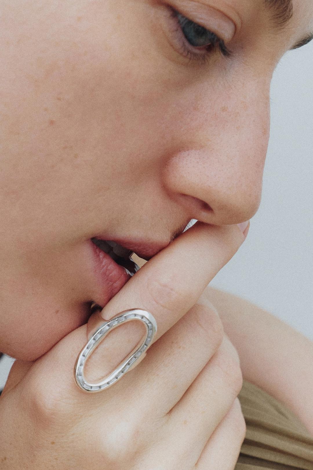 OVAL RING [SILVER]
