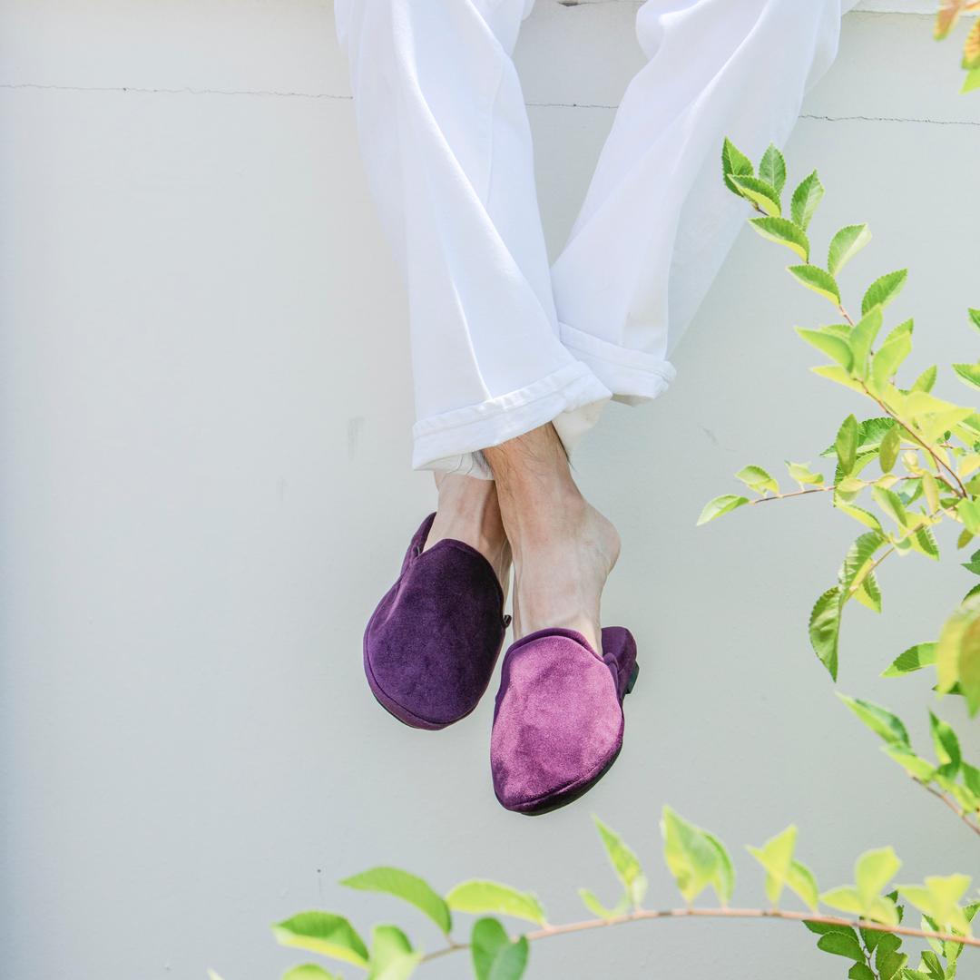 VELVET BLOAFER (Plum purple) [무료배송]