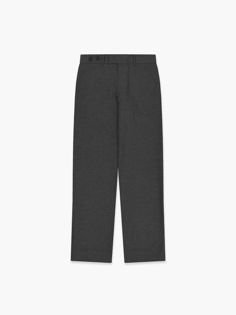 STRIPE BUTTON TROUSERS_grey