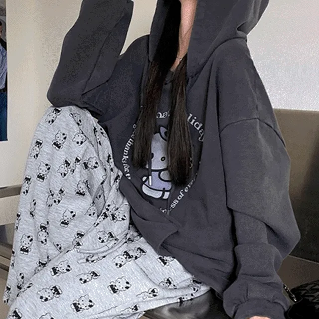 [증정]새해쿠폰 츄바맛집 주문폭주🔥 데일리 귀여운 산리오 헬로키티 츄리닝세트