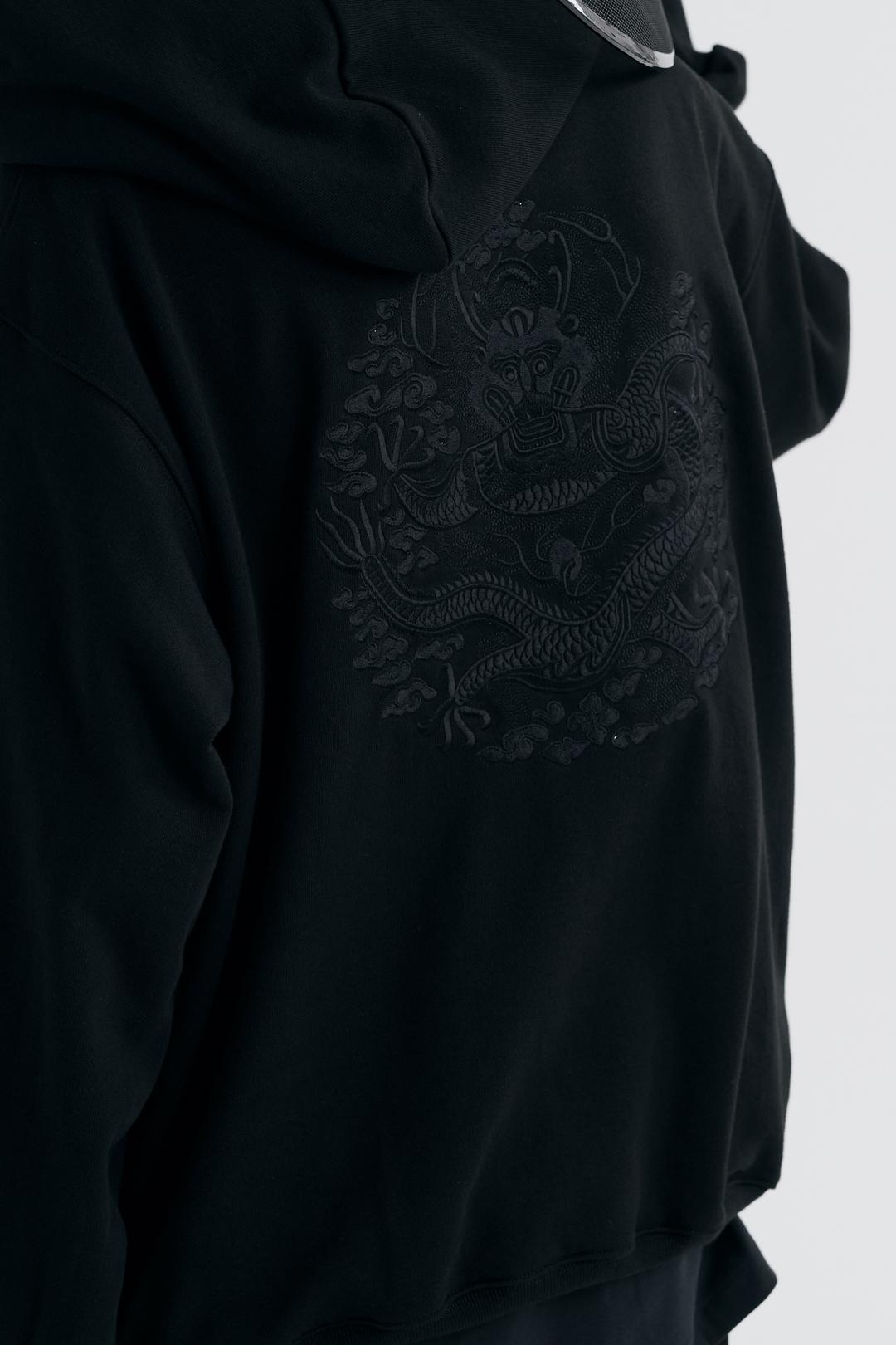 Traditional embroidery  Hoodie (black)