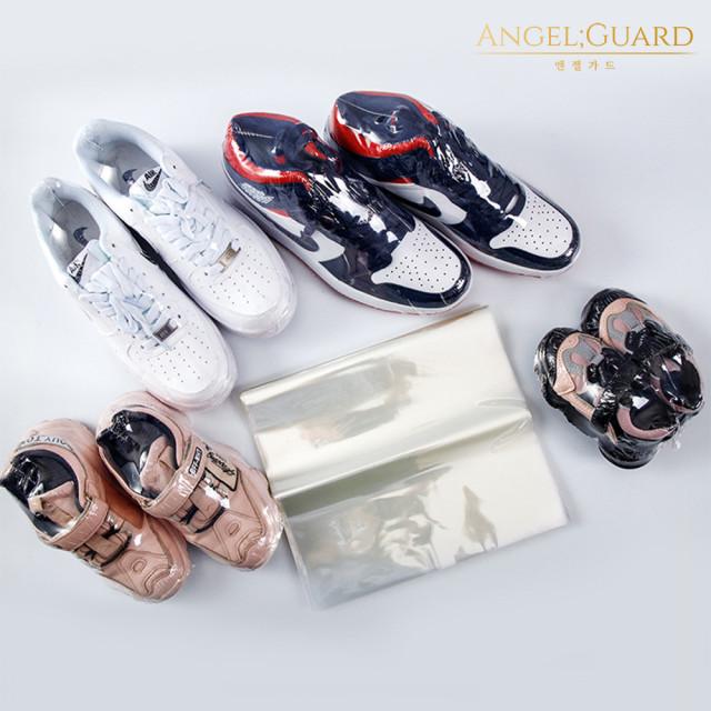 엔젤가드 드라이기 압축랩 100매 열수축 압축팩 신발랩 슈즈랩 만능 다용도 밀봉비닐랩