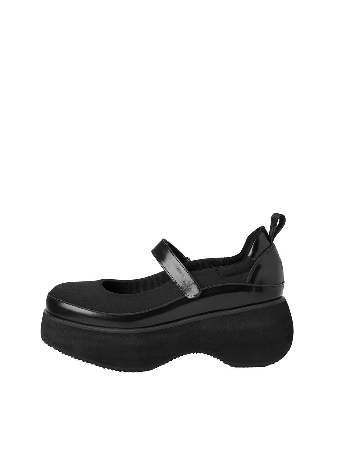 NEOPRENE PLATFORM MARY JANE, BLACK