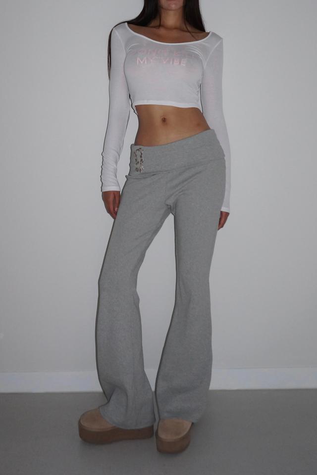 Angelnumber555☆AN5 bootscut folded pants Angelnumber555 AN5 bootscut folded pants - 위시버킷