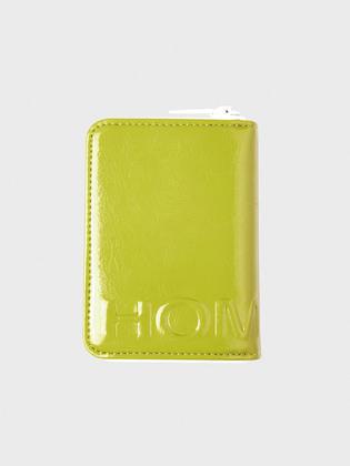 enamel zip cardholder(애나멜지퍼카드홀더) - 라임
