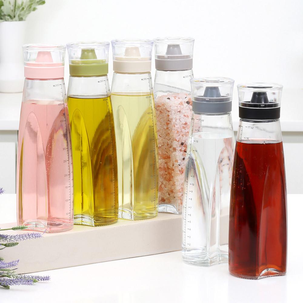 키텐실 by시노글라스 실리콘 오일병 신형 500ml 5p 양념병 주방정리