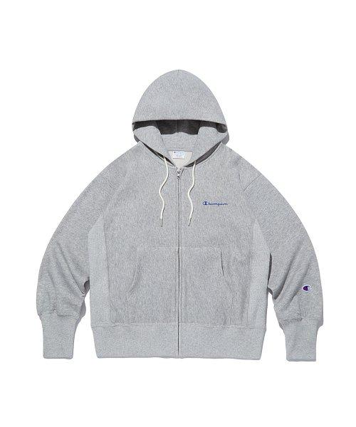 [ASIA] 여성 Reverse Weave® 100 French Terry 풀집 후드 스웨트셔츠 (NORMAL GREY) CKTS3F762G2