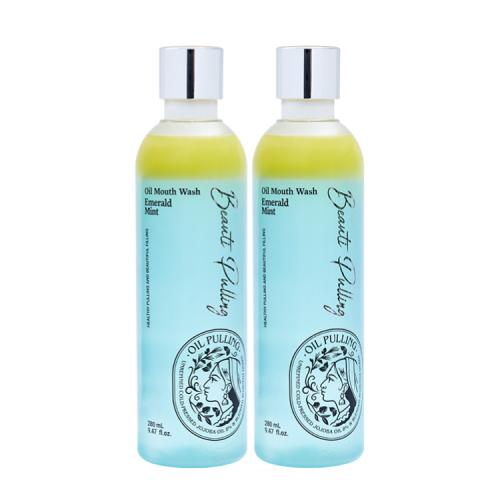 뷰티풀링 오일가글 에메랄드민트 280ml 2개
