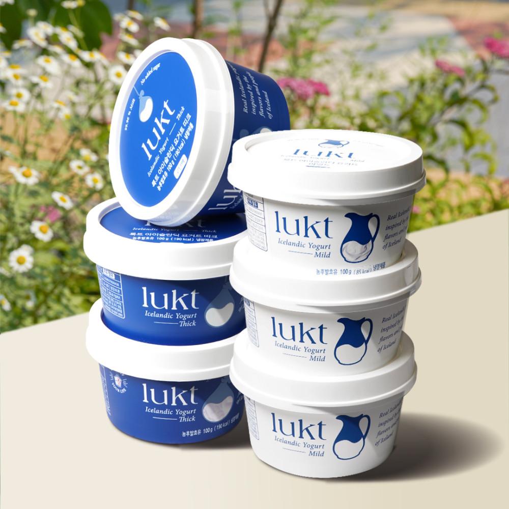 룩트 그릭요거트 아이슬란딕 요거트 100g x 6개입 띠크3개 마일드3개 [원산지:상세설명에 표시]