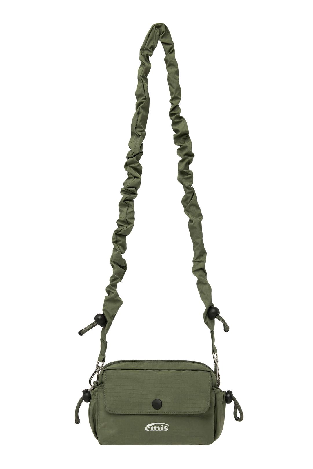 STRING MINI CROSSBODY BAG-KHAKI